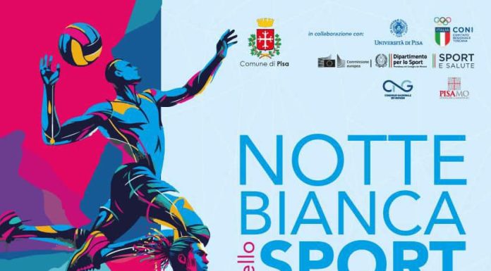 Il Pisa Ovest partecipa alla seconda edizione della Notte Bianca dello Sport