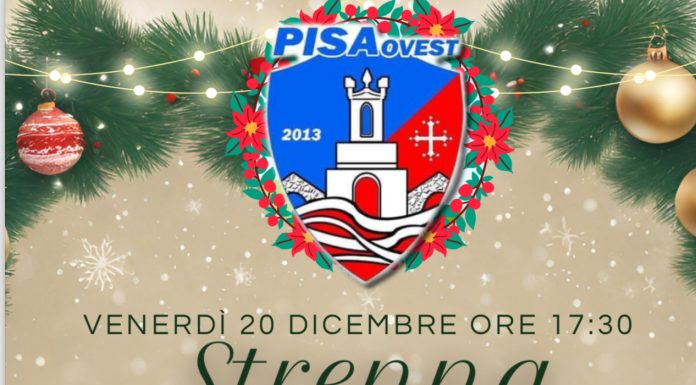 Venerdì 20 dicembre la Strenna di Natale del Pisa Ovest al Tower Plaza Hotel