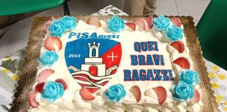 Il Pisa Ovest ha celebrato la tradizionale Strenna Natalizia con la Prima Squadra