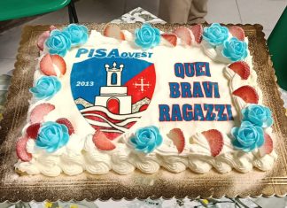 Il Pisa Ovest ha celebrato la tradizionale Strenna Natalizia con la Prima Squadra
