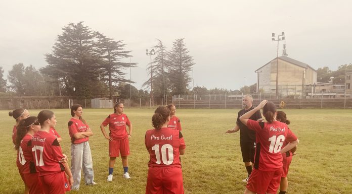 Al via la preparazione per la squadra femminile del Pisa Ovest