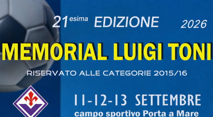 E’ tutto pronto per la XXI edizione del Memorial Luigi Toni